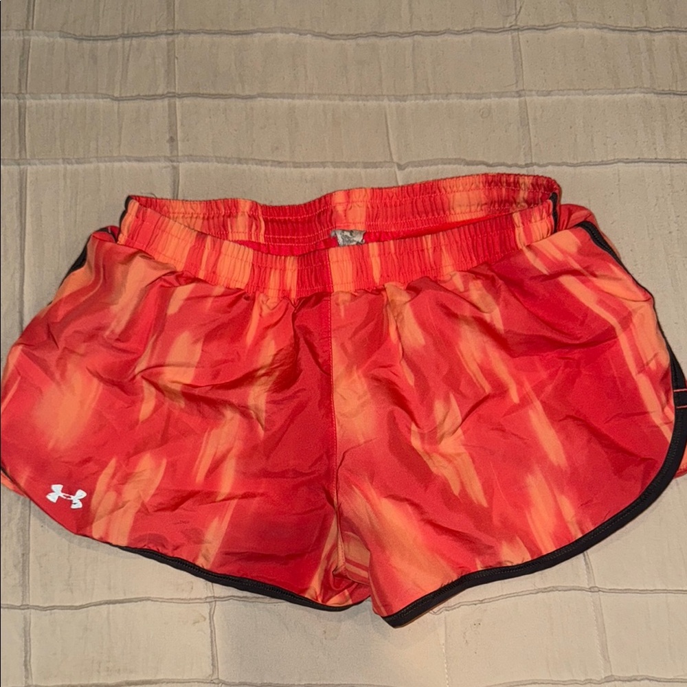 Under Armour Coral Athletic Shorts Lightweight Moisture-Wicking